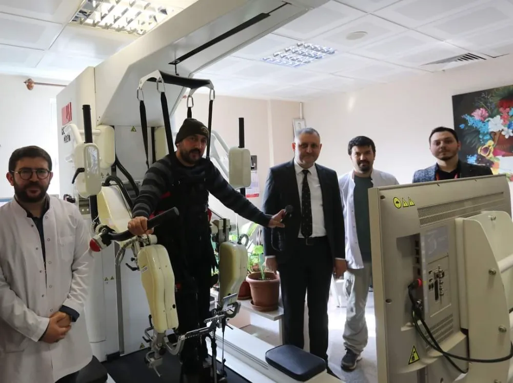 Robotik Rehabilitasyon Cihazı” ile tedavileri yapılıyor