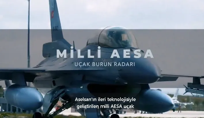 AESA uçak burun radarı ilk uçuşunu F-16 Özgür uçağıyla gerçekleştirdi