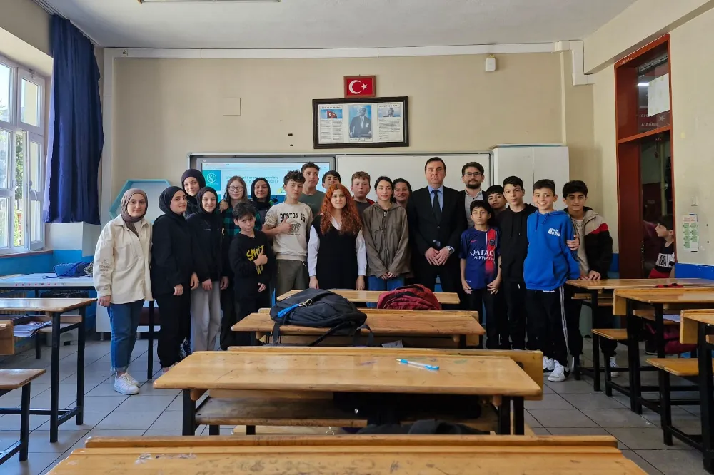 Mertayak; Atatürk İlk/Ortaokulu 8/A Sınıfını Ziyaret Etti