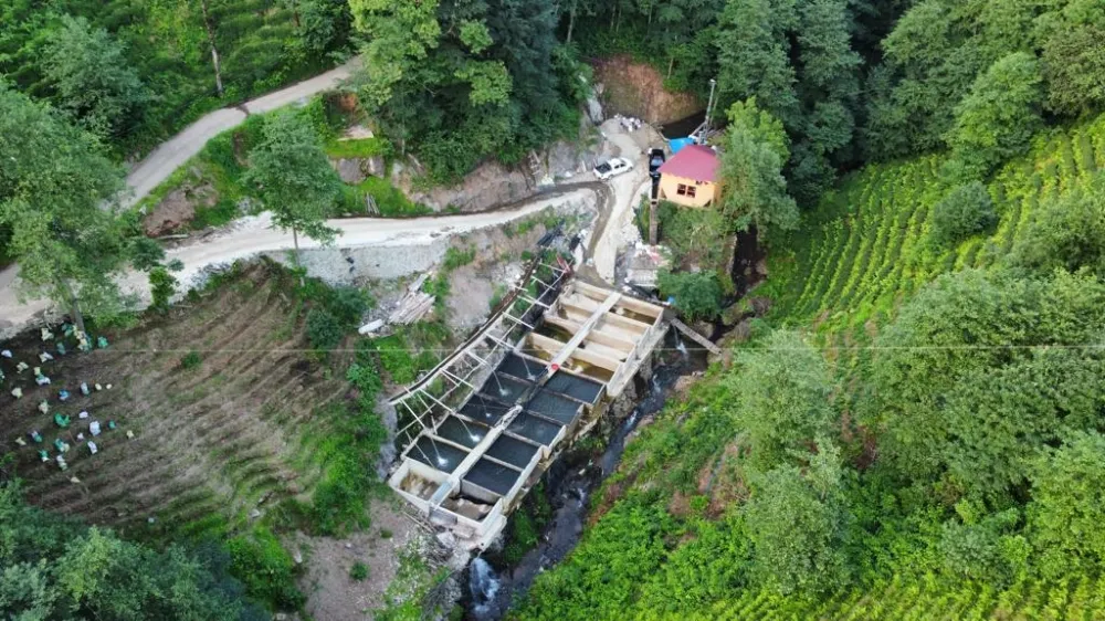 Rize Su Düşen Balık Çifliği İlçemizde Hizemete Devam ediyor