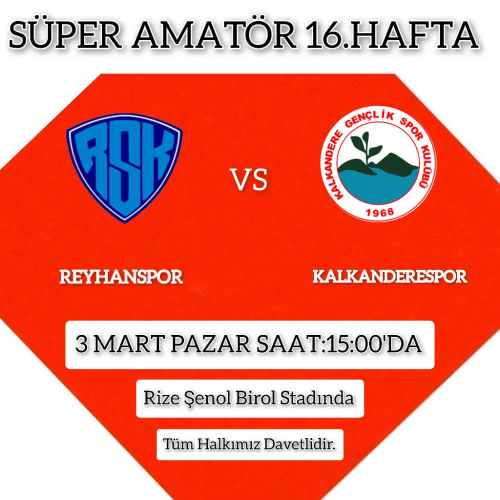 Kalkanderespor Deplasmanda Reyhanspor