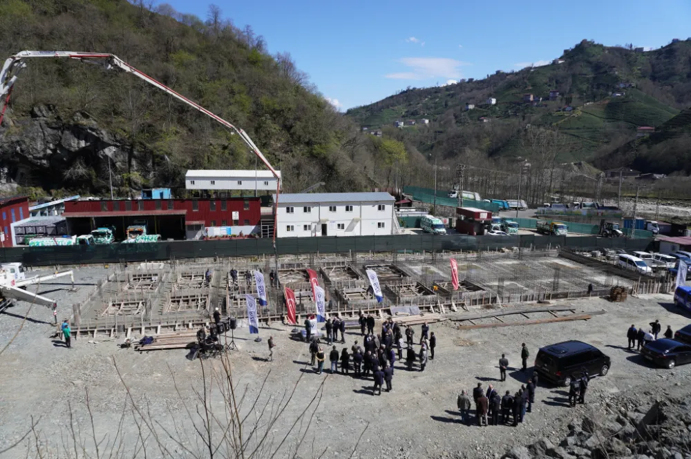 RİZE BELEDİYESİ MEZBAHA PROJESİ’NİN İNŞAAT ALANINDA İNCELEME