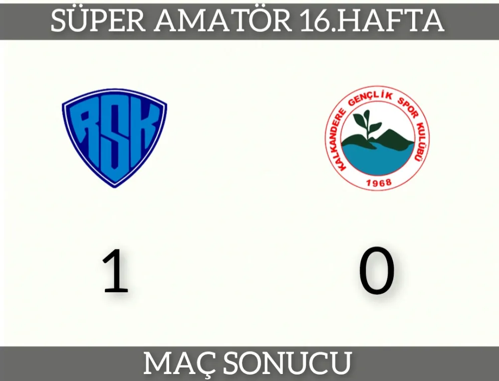 REYHANSPOR-1 KALKANDERESPOR-0