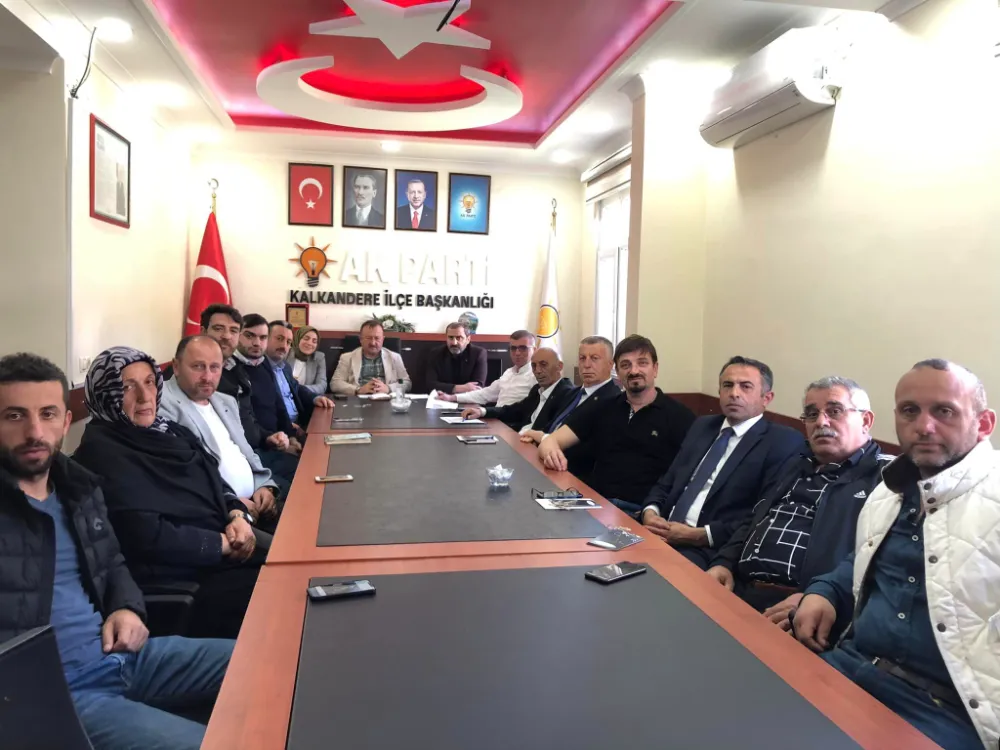 Ak Parti Kalkandere İlçe Başkanlığı haftalık olağan yönetim kurulu toplantısı yapıldı