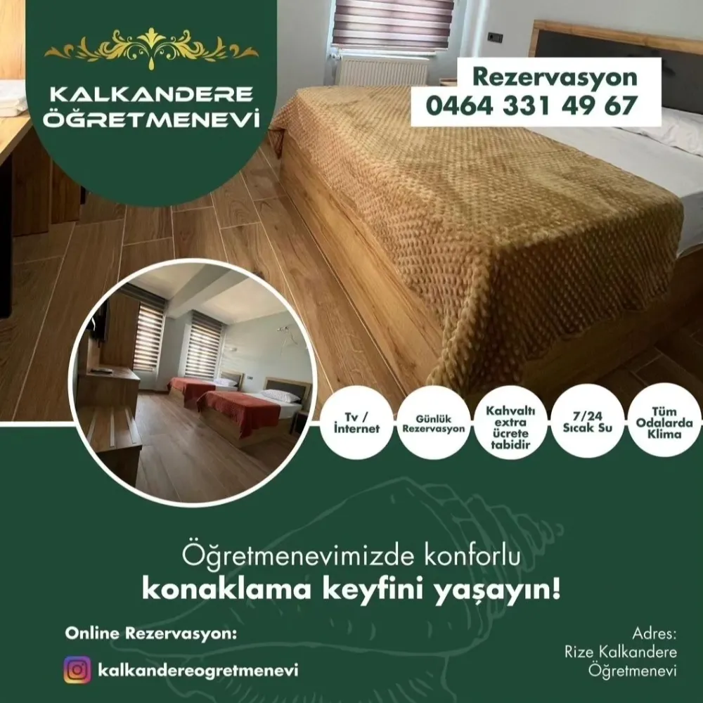 Kalkandere Öğretmen Evi Yenilendi