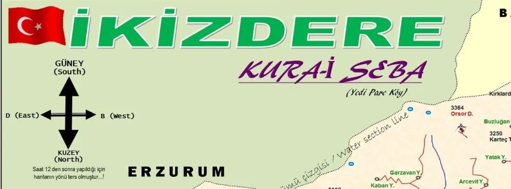 İKİZDERE-CİMİL-OVİT VE ANZER VADİLERİNDE UYGUN KANO VE RAFTİNG ALANLARI YATIRIM BEKLİYOR 