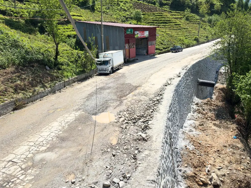 Kalkandere Belediyesi Saha Çalışmalarına Devam Ediyor