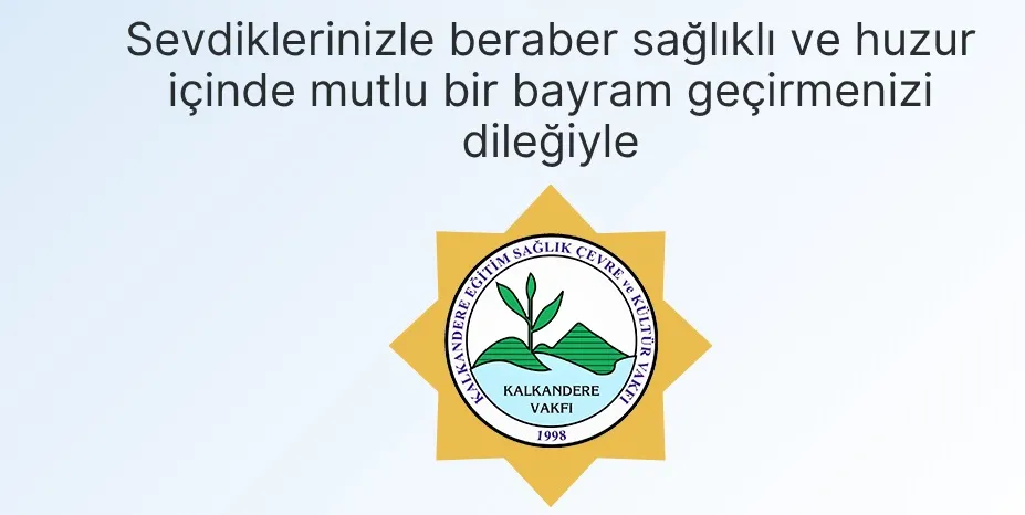 Kalkandere Vakfı ve Derneği Başkanı İSAN  İBAR