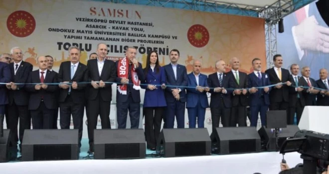 SAMSUN VEZİRKÖPRÜ DEVLET HASTANESİ CUMHUR BAŞKANIMIZ TARAFINDAN TOPLU AÇILIŞ