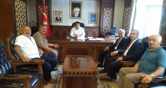 Kalkandere Muhtarlar Derneği Kaymakam Zlyareti