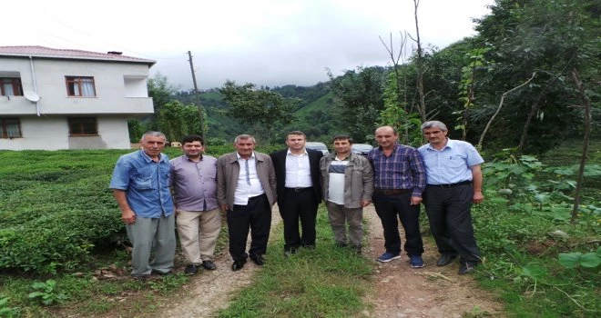 Kalkandere Kaymakamı Pinarköyde