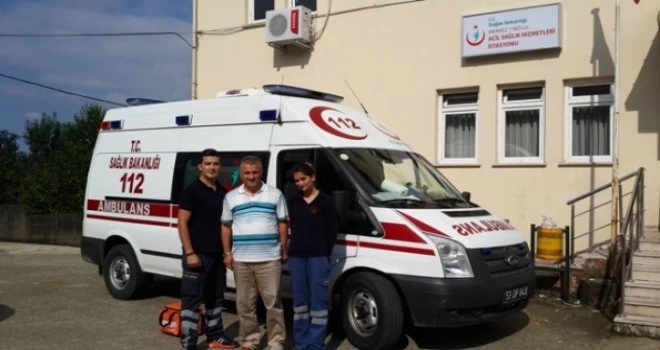 Rize’de Yeni Bir 112 Acil İstasyonu Açıldı